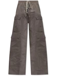 Хлопковые брюки Рика Оуэнса Rick Owens, серый