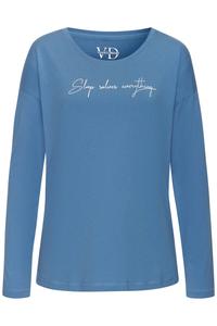 Пижамная рубашка VIVANCE, светло-голубой