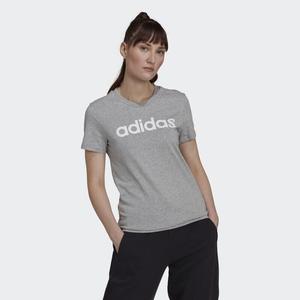 LOUNGEWEAR Essentials Узкая футболка с логотипом ADIDAS, цвет grau