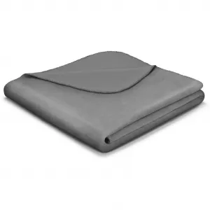 Покрывало Cotton Home с декоративной строчкой Biederlack, графит