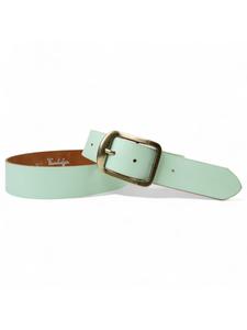 Кожаный ремень, латунь фисташкового цвета FRONHOFER