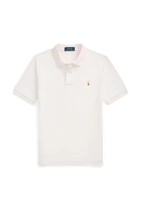 Хлопковая детская поло Polo Ralph Lauren, белый