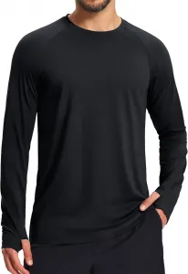 Футболка мужская MAGCOMSEN с длинным рукавом Dry Fit для тренировок