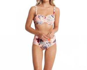 Modern Love бюстье-бикини с чашкой Dd персикового цвета Seafolly