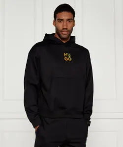 Толстовка дежурного Regular fit Hugo, черный