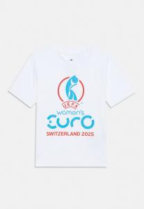 Спортивная футболка WOMEN EURO OFFICIAL TEE UNISEX Adidas Performance, белый
