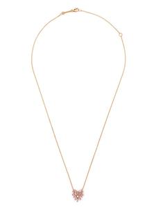 Колье из розового золота с бриллиантами и рубином Suzanne Kalan, розовый