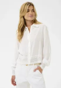 Crfloriza короткая блузка на пуговицах Cream, Snow White