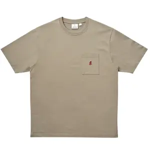 Футболка с вышитым логотипом Gramicci, Smoky Sand/Sand