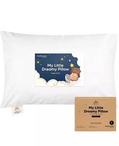 Подушка для малышей, 1 шт., мягкие подушки для сна из органического хлопка, детская подушка 13X18 KeaBabies, белый