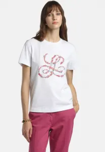 Футболка с принтом ballada Luisa Spagnoli, Fiori Rosa