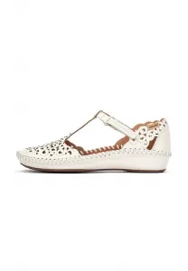 Балетки p. vallarta с ремешком на щиколотке Pikolinos, White