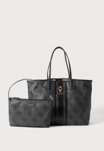 Сумка-шоппер Guess ERENIA LARGE TOTE 2-IN-1, Coal/Dark Grey