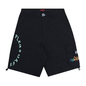 Шорты Pleasures Adventure Cargo Shorts, черный