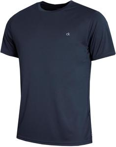 Мужская быстросохнущая футболка-гольф Calvin Klein Harlem с круглым вырезом, Navy
