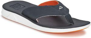 Мужские шлепанцы Reef Rover, поддерживающая и ультра мягкая стелька, прочная подошва, не оставляющая следов, синий/оранжевый/темно-синий