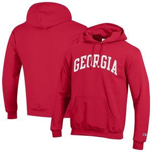 Мужской красный худи Georgia Bulldogs Basic Arch Fleece Champion