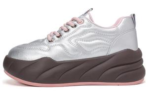 Женские нескользящие износостойкие кроссовки средней высоты DAPHNE, Silver