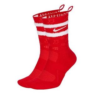 Носки Nike Unisex Elite Crew 'xmas' Sports Socks 1 Packs Red CK6786-657, красный