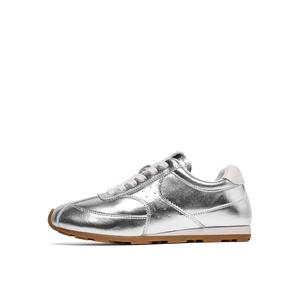 Низкие немецкие армейские кроссовки женские Lee Cooper, Silver