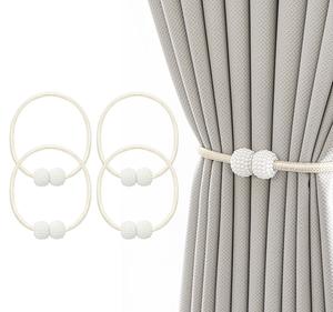 Магнитные подхваты для штор Dayup, белый