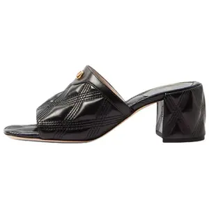 Valentino Резиновые тапочки-слайды 7 см женские черные