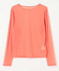 Топ из тюлевого трикотажа