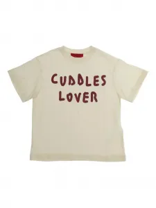 Футболка с принтом Max&Co. Kids, белый