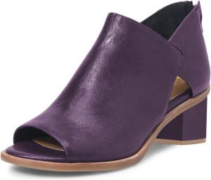 Женские босоножки YDN с открытым носком, невысокие массивные каблуки, задняя молния, сандалии-ботильоны, удобная повседневная обувь, размеры US 4-16, Purple