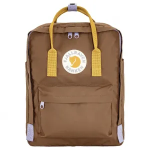 Рюкзак Kanken Vinylon, унисекс, цвет Khaki & Mushroom & Yellow Fjallraven