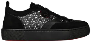 Кроссовки Christian Louboutin Happyrui Flat, черный