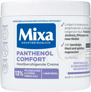 Пантенол Крем для ухода Комфорт 400 мл Mixa