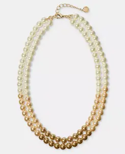 Многослойное ожерелье-воротник из искусственного жемчуга, 16 дюймов + удлинитель 2 дюйма Charter Club, multi