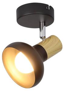 Потолочный светильник Nettlife Aue 1-flammig, черный - металл - 10 x 140 x 11 см