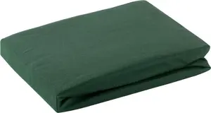 Простыня джерси на резинке D91 240х220 см, высота 30 см, цвет бутылочно-зеленый Eurofirany