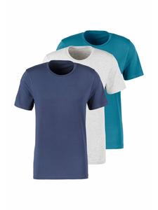 Футболка темно-синего, серого в крапинку, цвета бензина Bruno Banani