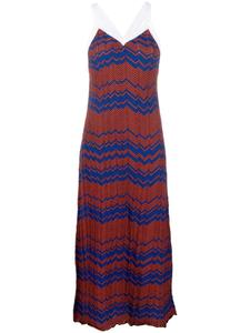 Wales Bonner плиссированное платье, красный