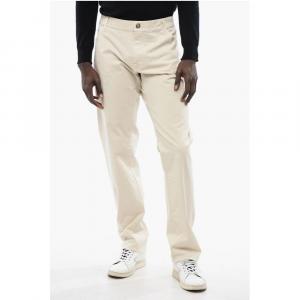 Бежевые хлопковые брюки Corneliani, Beige