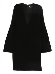 Мини-платье с рукавами-колокол Toteme, черный