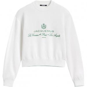 Свитшот с вышитым логотипом Jacquemus, белый