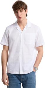 Michael Kors мужская короткая рукав Voile Dobby Check рубашка, White