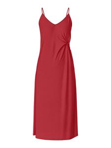 Платье до колена Pieces, красный