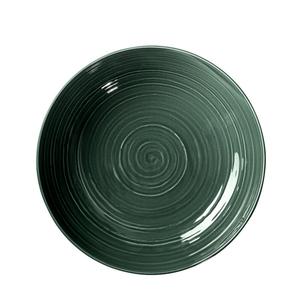 Тарелка для пасты Terra moss зеленая 26 см Seltmann Weiden, зеленый