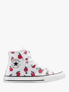 Детские кроссовки Chuck Taylor All Star Hi-Top Apple Converse, White/Red/Black