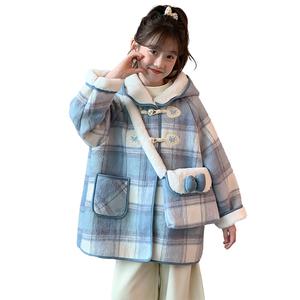 Утепленная куртка Kids' PROTECTCAMEL, синий plaid+bag