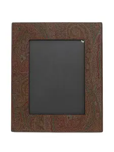 Домашний декор с узором "пейсли" (с рисунком "огурец") в виде квадрата ETRO HOME, коричневый