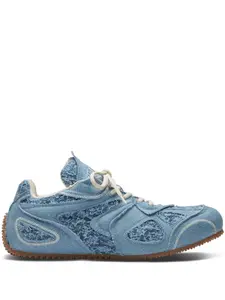 Джинсовые кеды на шнуровке Axel Arigato, синий