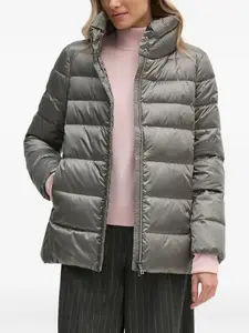Стеганая куртка с высоким воротом Geox, серый