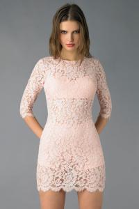 Коктейльное платье с рукавами 3/4 Basix Black Label, розовый