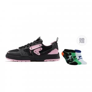 Fila Fusion Геометрия Геометрические низкие скейтбордистские кроссовки для женщин, черный